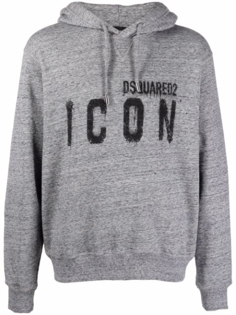 DSQUARED2 logo-print hoodie Men