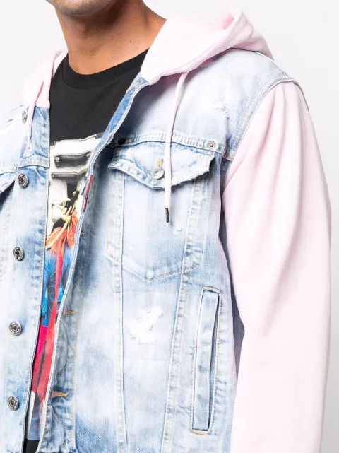 Dsquared2 Panelled Denim Jacket - Farfetch