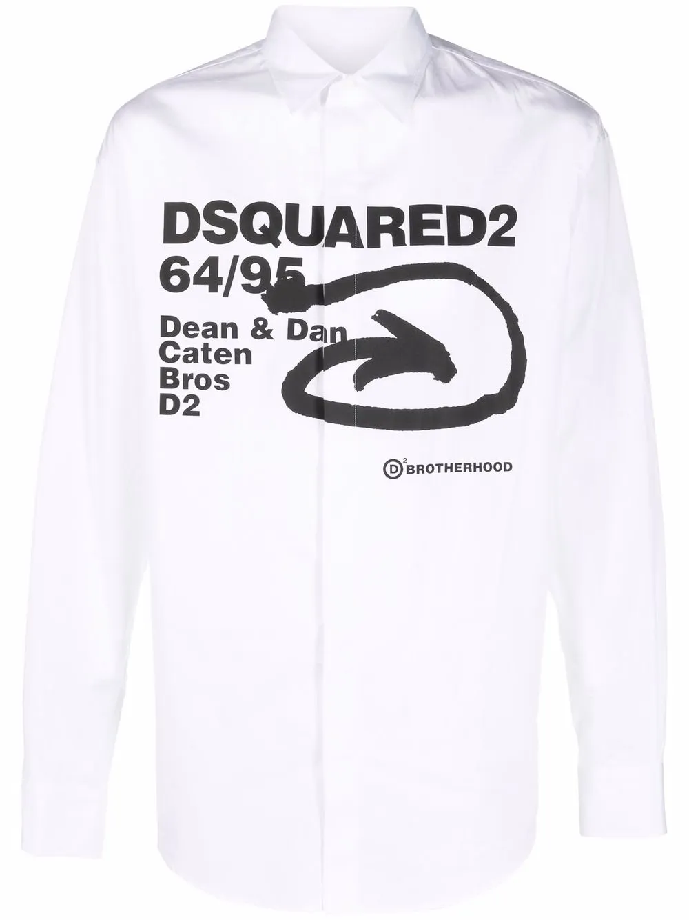 фото Dsquared2 рубашка с логотипом