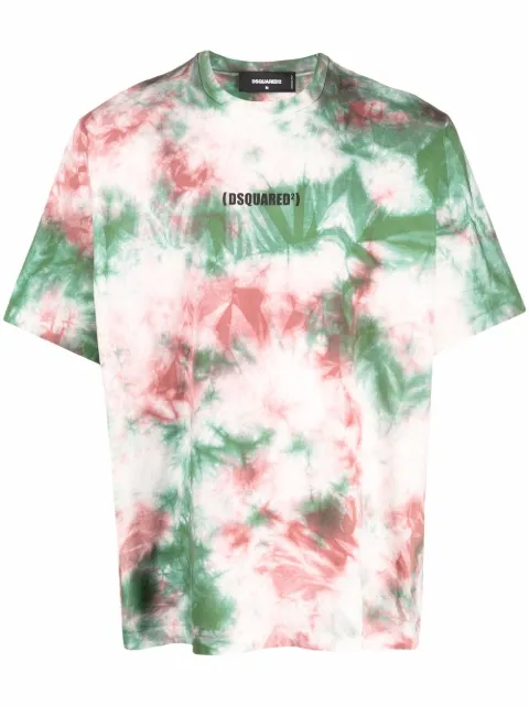 DSQUARED2 tie-dye print cotton T-Shirt 