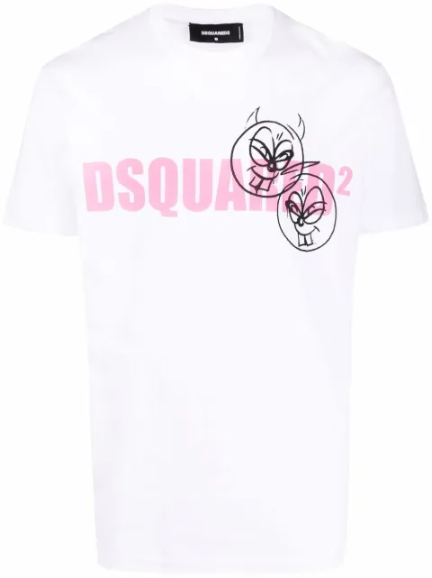 DSQUARED2 logo-print cotton T-shirt
