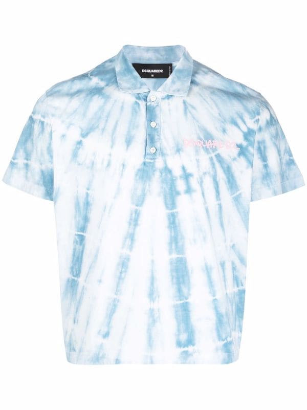 tie dye polo shirts mens