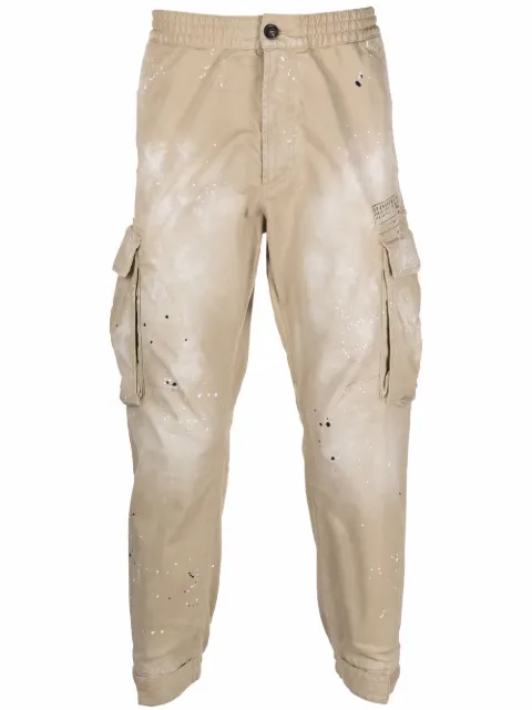 DSQUARED2 pantalones ajustados con efecto desgastado