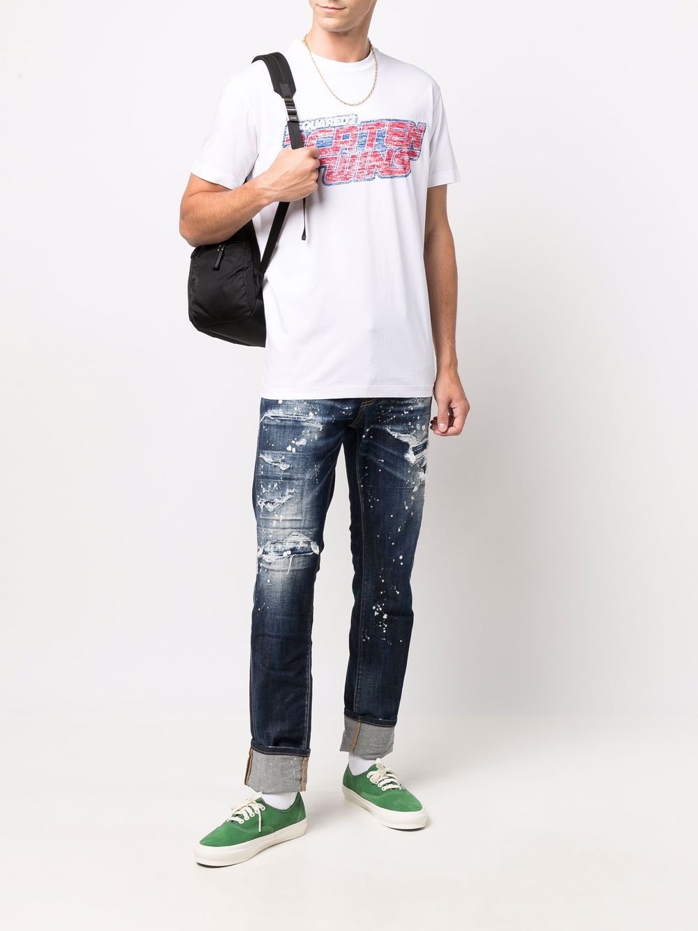 Dsquared2 Gerafelde jeans - Blauw