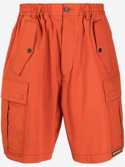 DSQUARED2 contrast-stitching cargo trousers