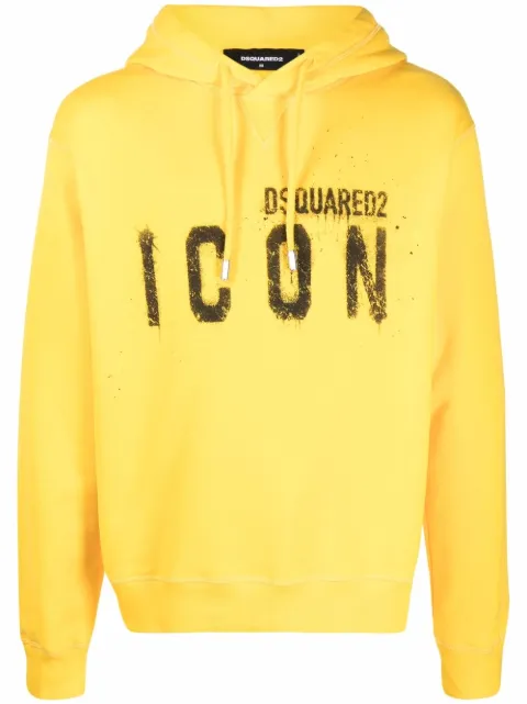DSQUARED2 Icon logo-print pullover hoodie Men