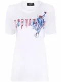 DSQUARED2 logo crew-neck T-shirt - White