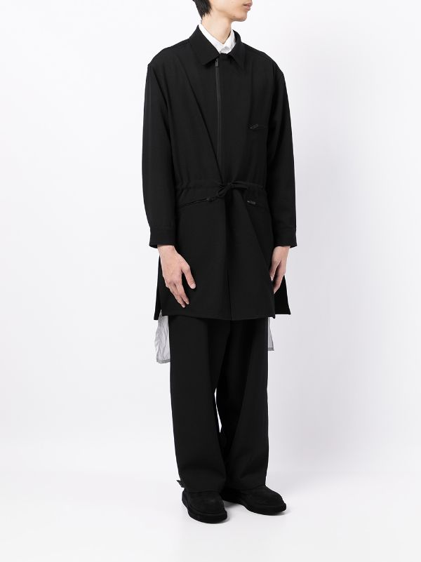 Yohji Yamamoto zip-up Wool Jacket - Farfetch