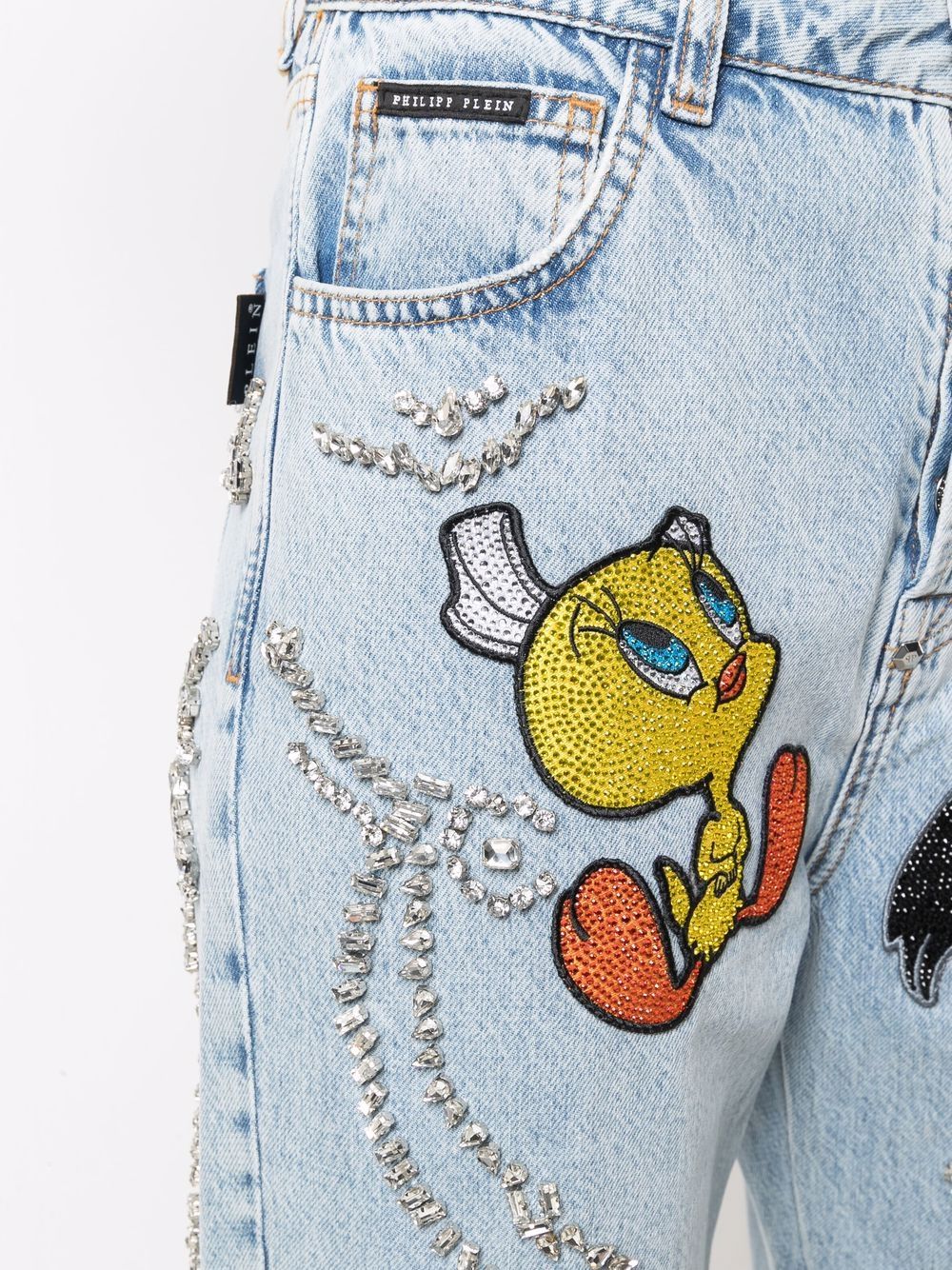 фото Philipp plein джинсы looney tunes свободного кроя