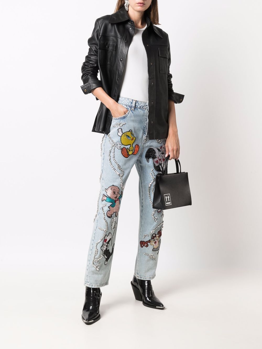 фото Philipp plein джинсы looney tunes свободного кроя