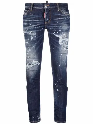 Dsquared2 ディースクエアード ダメージ クロップドジーンズ