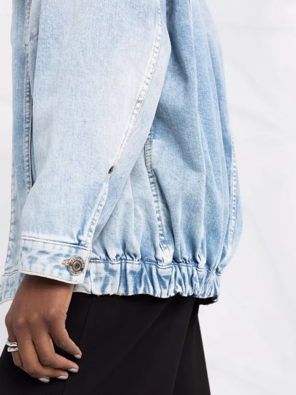 Topshop elbow rip denim jacket deals