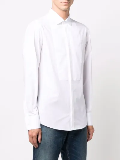 stretch-cotton tuxedo shirt | Dsquared2 