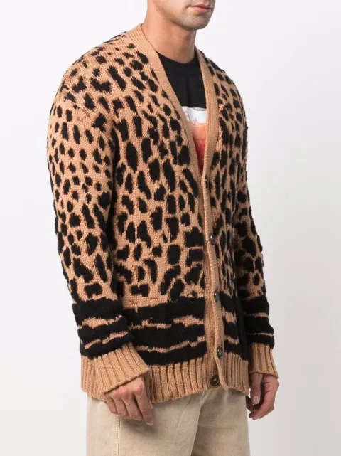 Dsquared2 Animal logo-knit Cardigan 