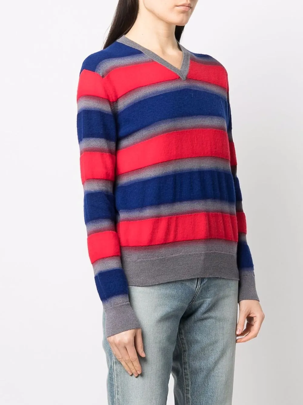  Dsquared2 Pullover Mit V Ausschnitt   Blau 