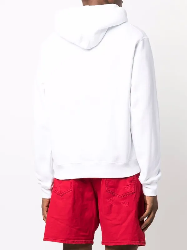 Dsquared2 Icon paint-splatter Cotton Hoodie - Farfetch