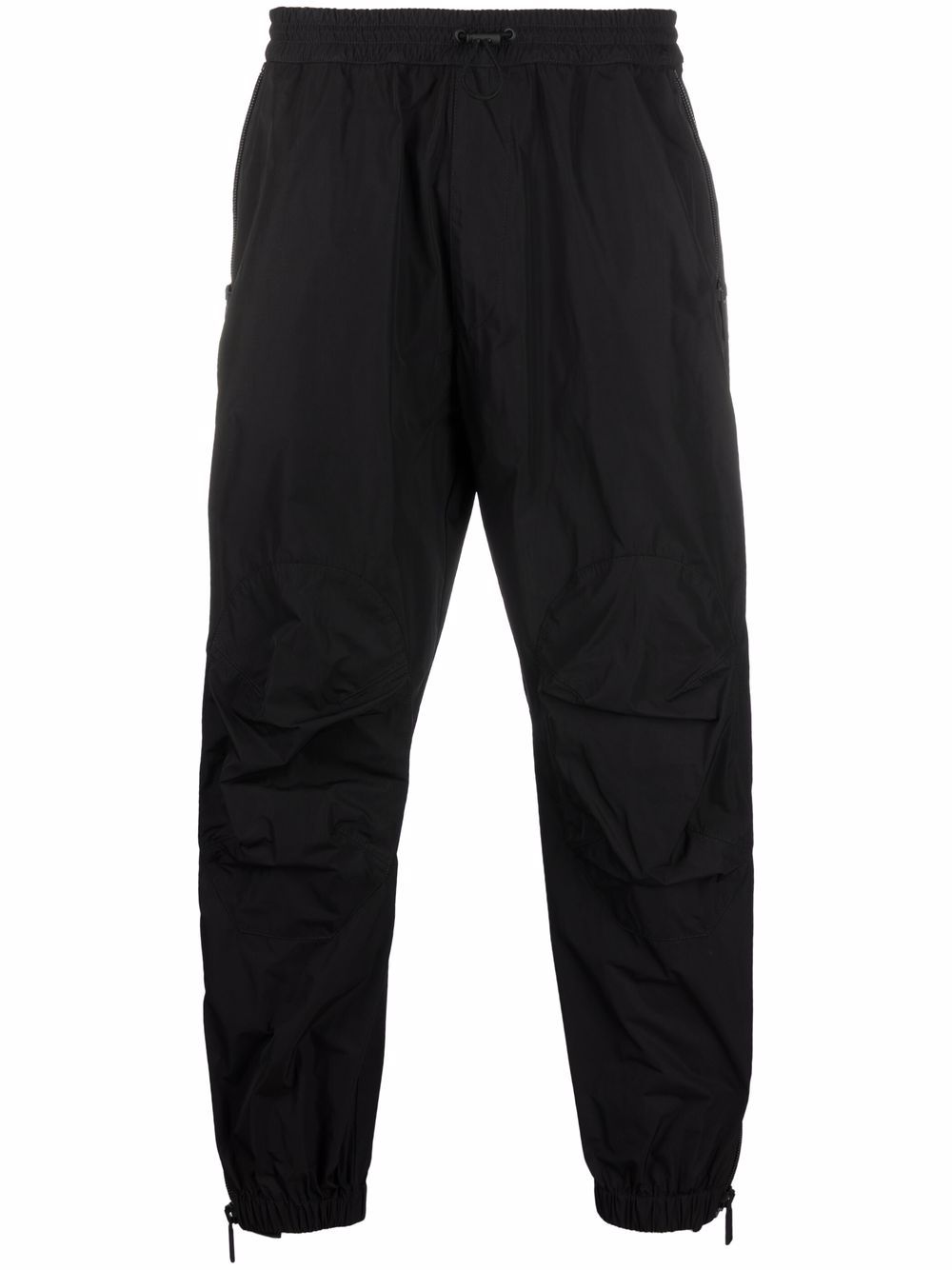 dsquared2 pantalon de jogging à zips - noir