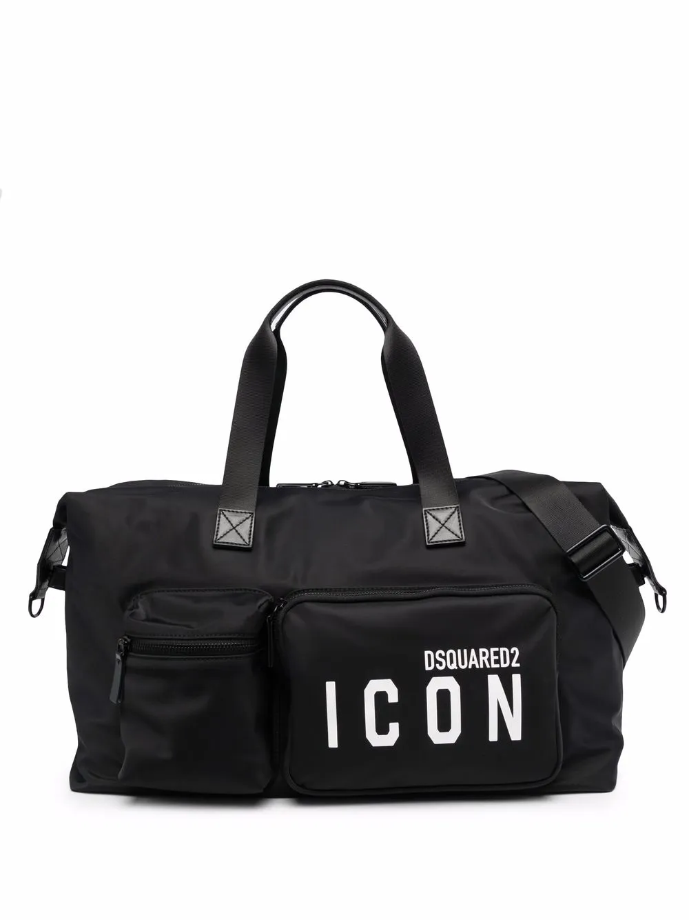 logo-print holdall bag