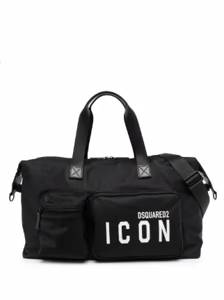 ★ DSQUARED2 ★ ロゴ入りトラベルバッグ Dsquared2 ディースクエアード ロゴ ボストンバッグ - FARFETCH