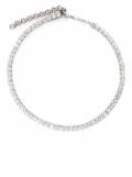 DSQUARED2 crystal-embellished necklace - Silver