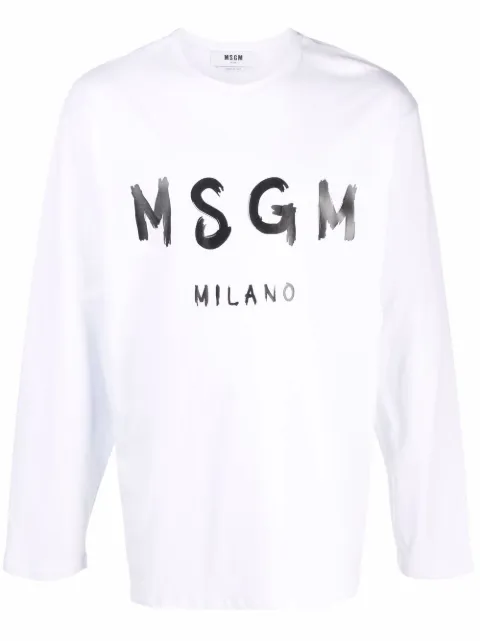 MSGM logo long-sleeve t-shirt