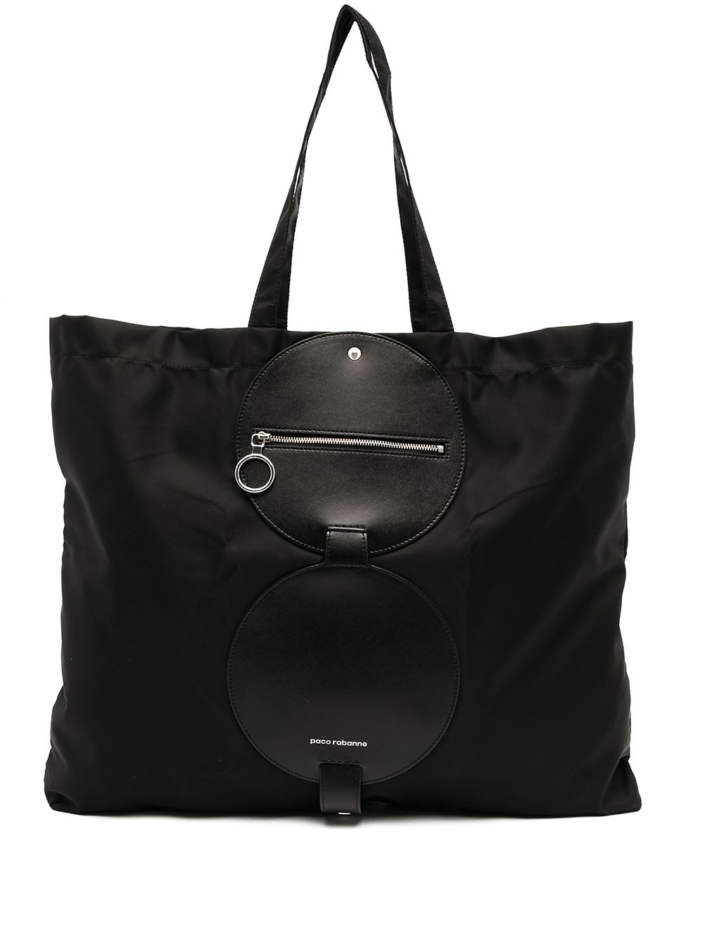 Paco Rabanne round-patch tote bag