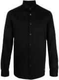 Emporio Armani lyocell-blend button-up shirt - Black