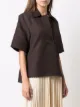Jil Sander boxy short-sleeved blouse