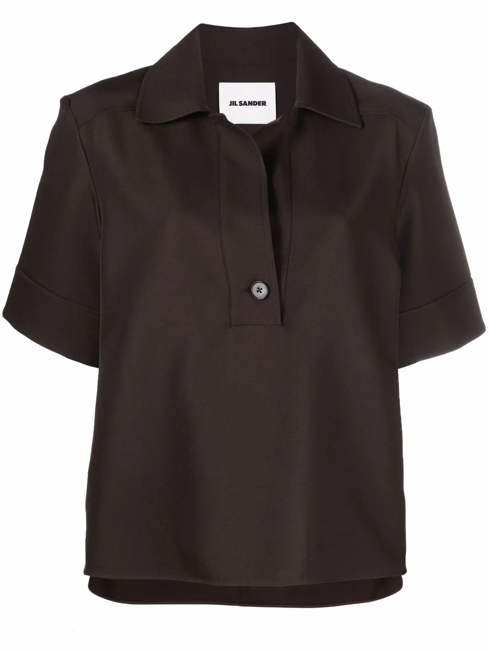 Image 1 of Jil Sander boxy short-sleeved blouse