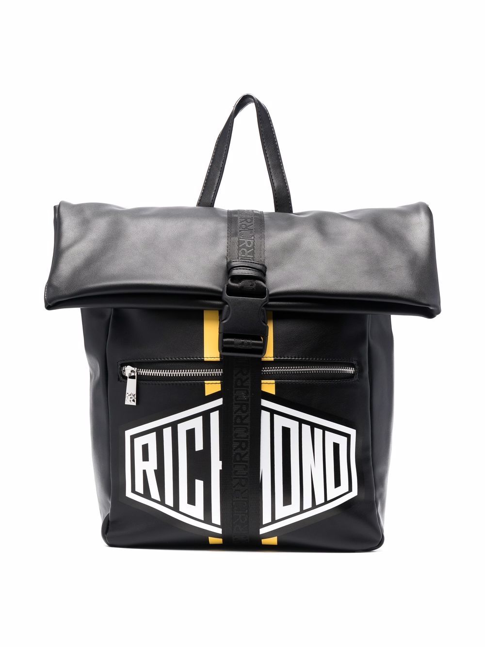 John Richmond Junior Logo-print Backpack In Schwarz