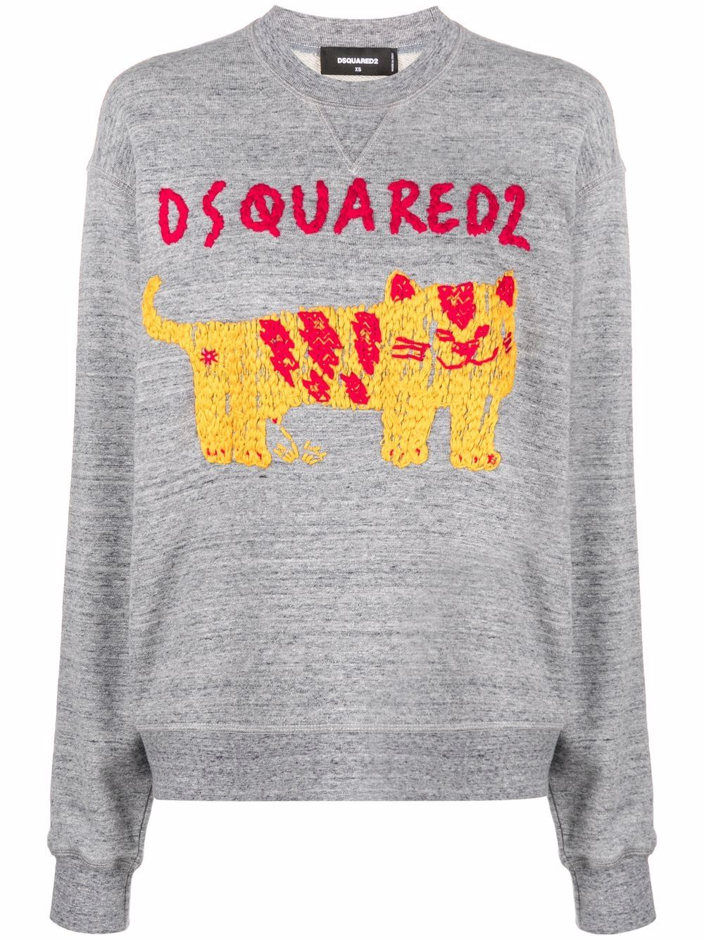 

Dsquared2 sudadera bordada - Gris