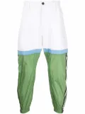 DSQUARED2 panelled tapered track pants - White