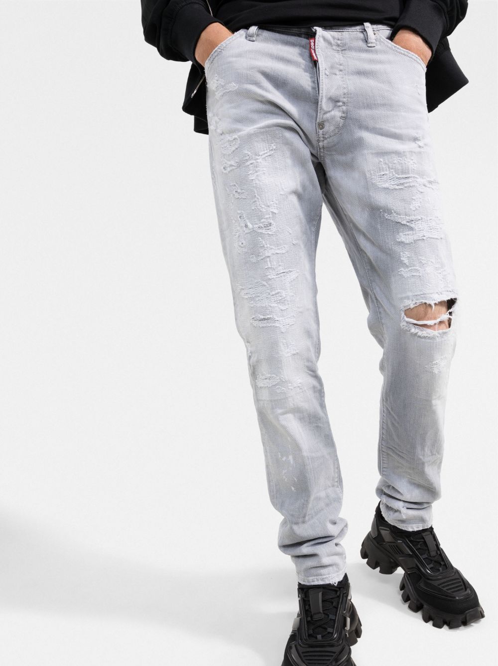 DSQUARED2 mid-rise distressed jeans Men