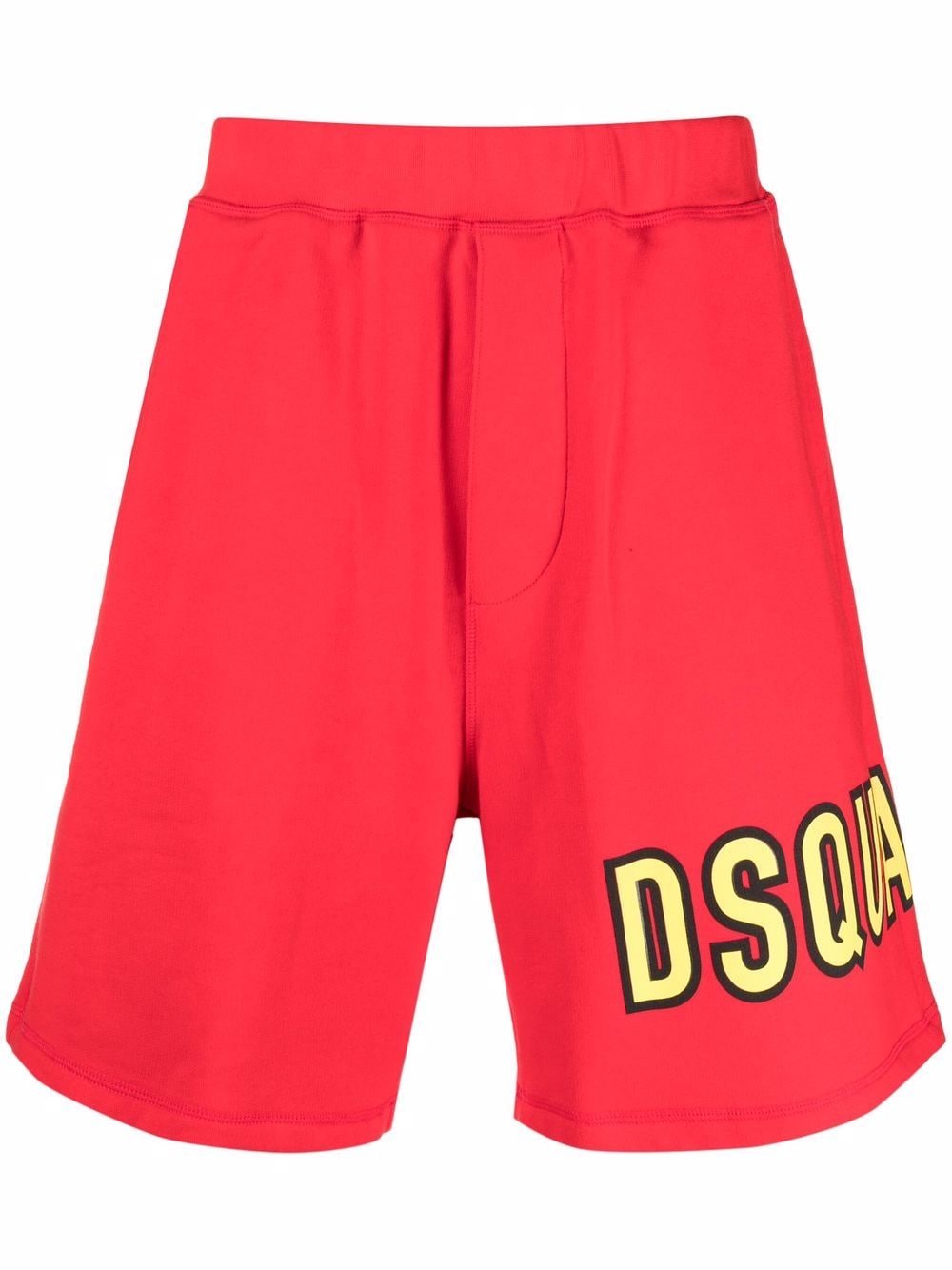 Image 1 of Dsquared2 logo-print cotton shorts
