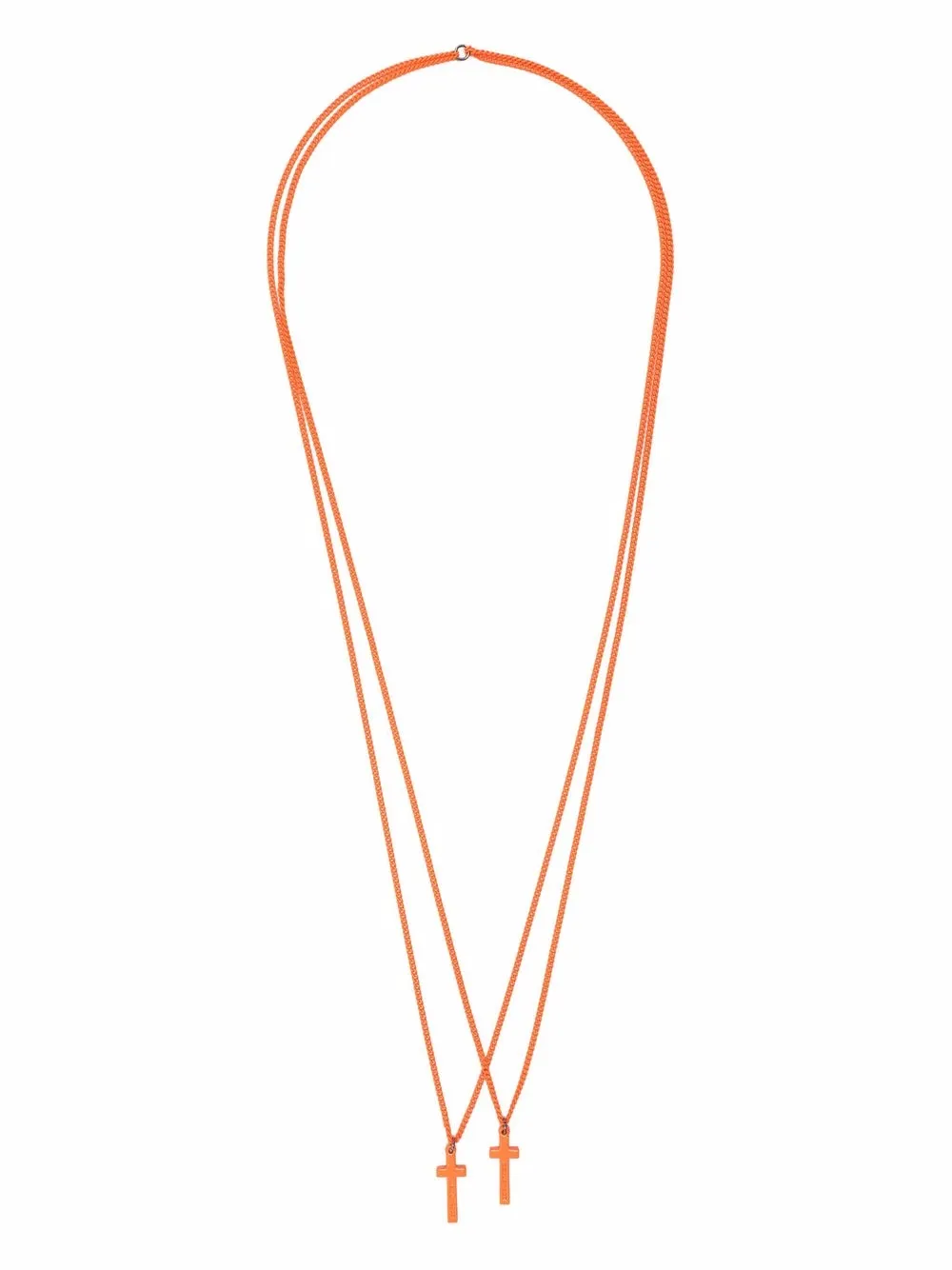 DSQUARED2 LAYERED CROSS NECKLACE