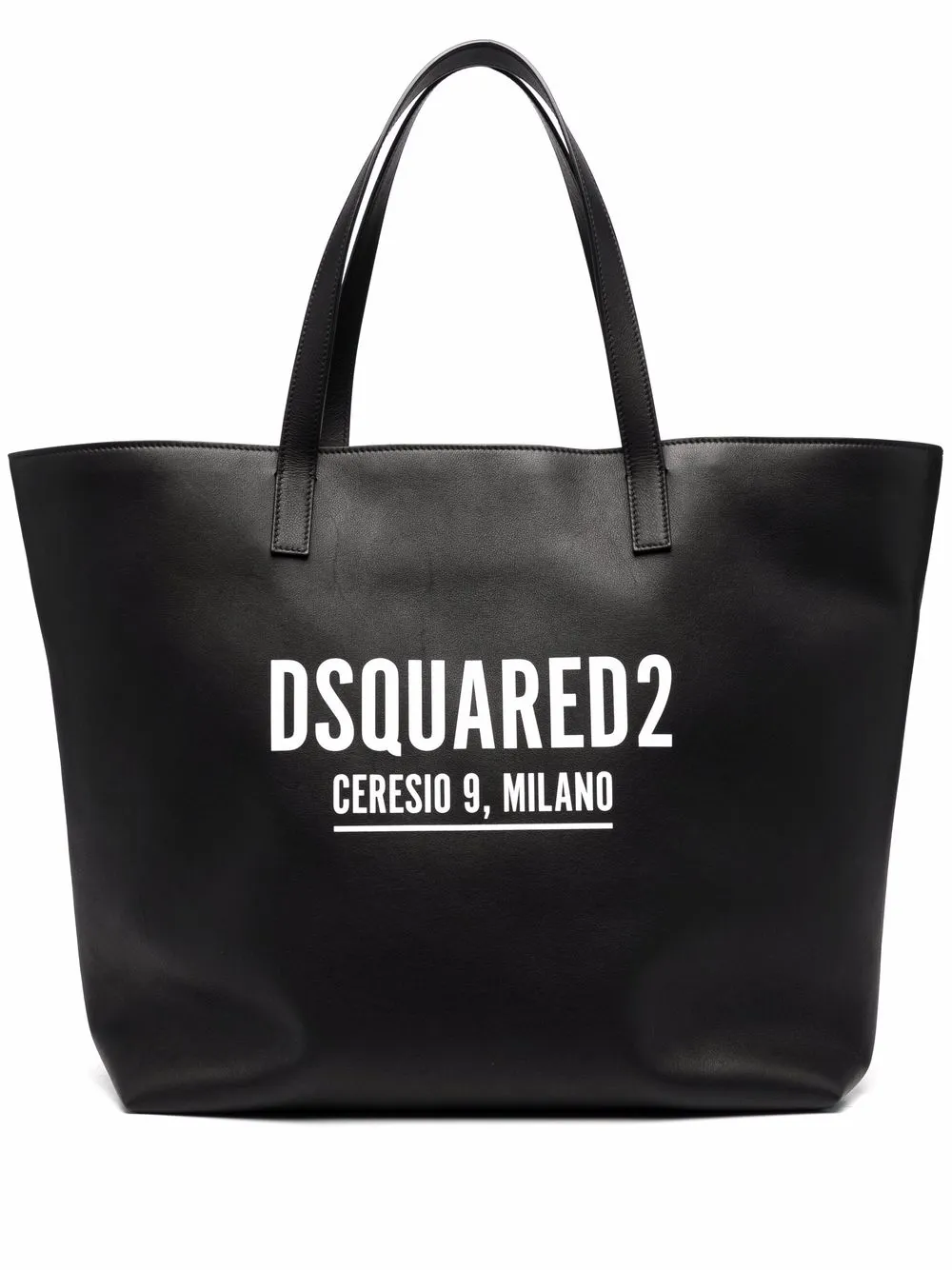 

Dsquared2 tote con logo estampado - Negro