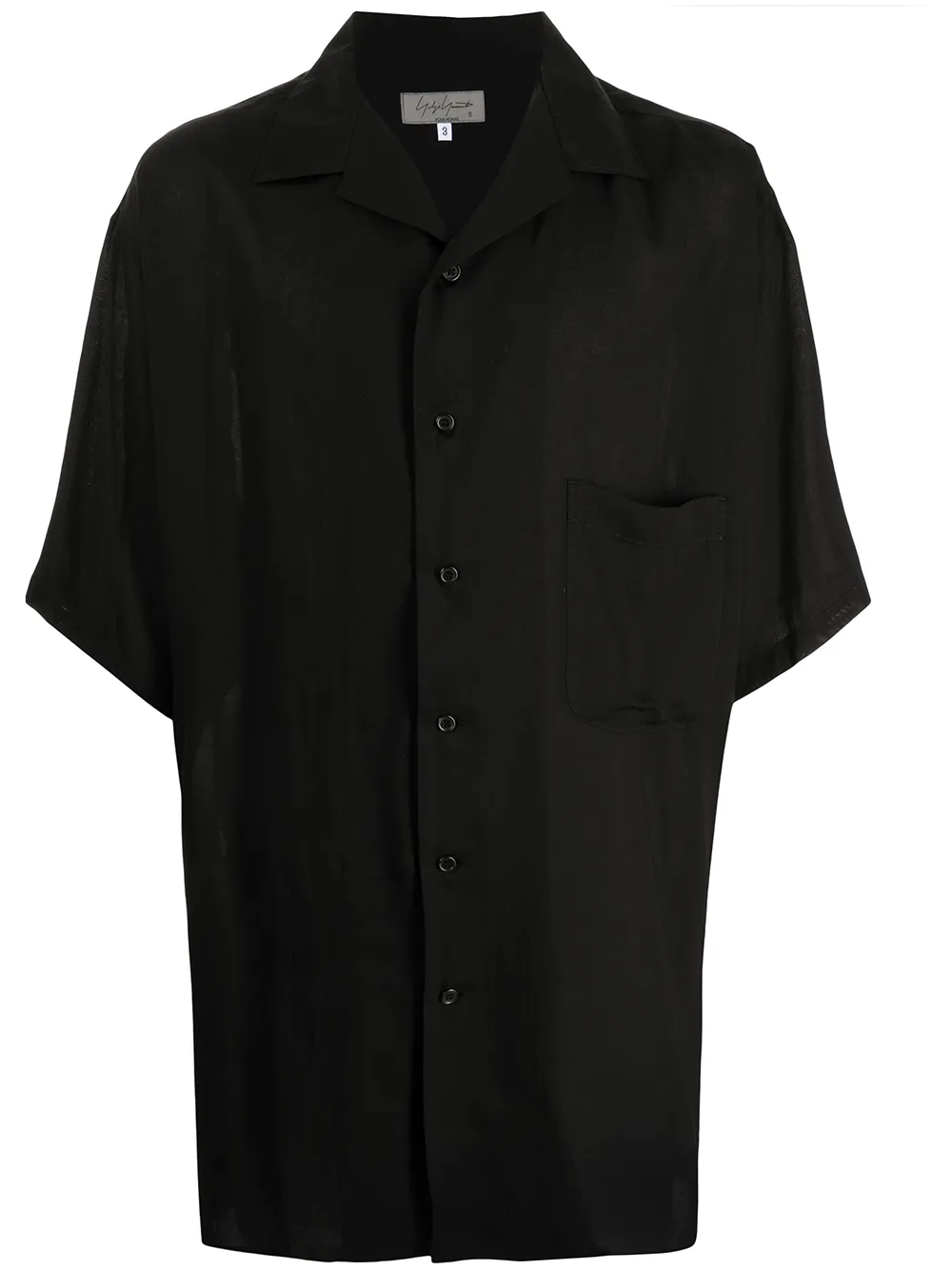 фото Yohji yamamoto рубашка с короткими рукавами