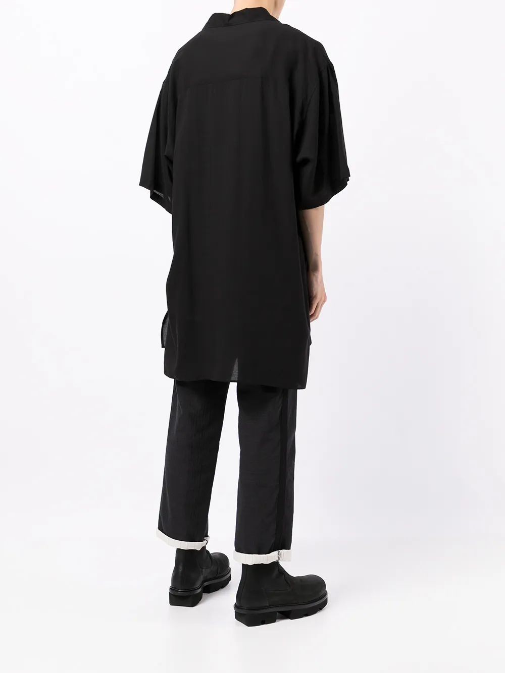фото Yohji yamamoto рубашка с короткими рукавами