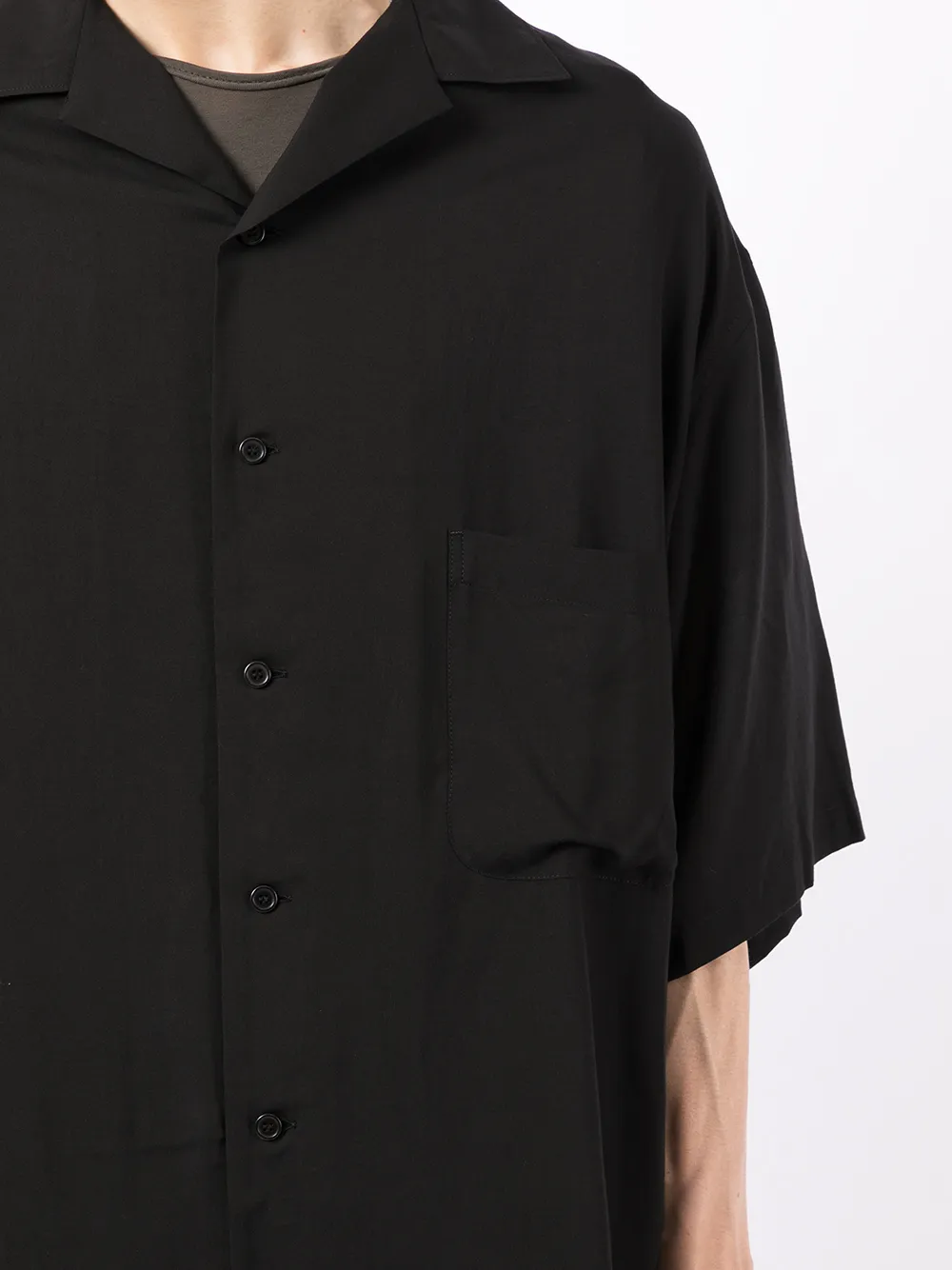 фото Yohji yamamoto рубашка с короткими рукавами