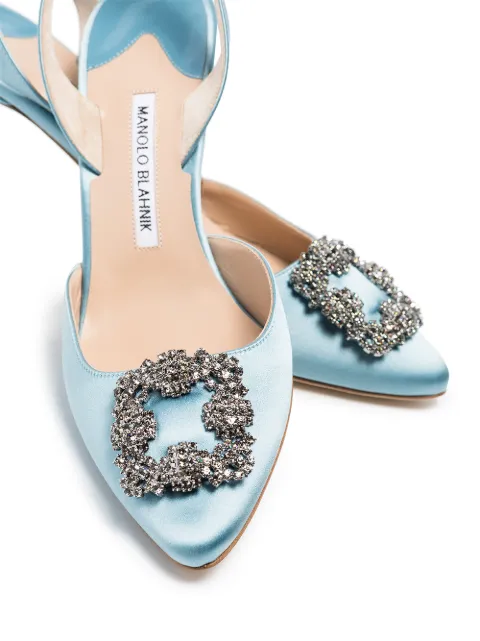 light blue manolo blahnik