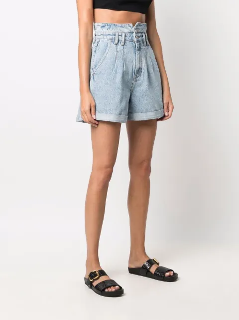 12 STOREEZ double-waisted Denim Shorts 