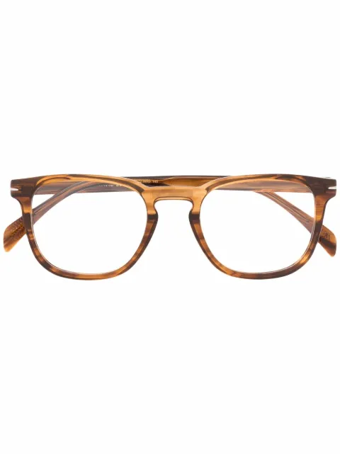 Eyewear by David Beckham lentes con efecto marmoleado