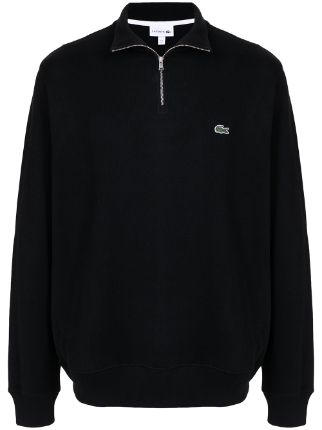 Lacoste black jumper best sale