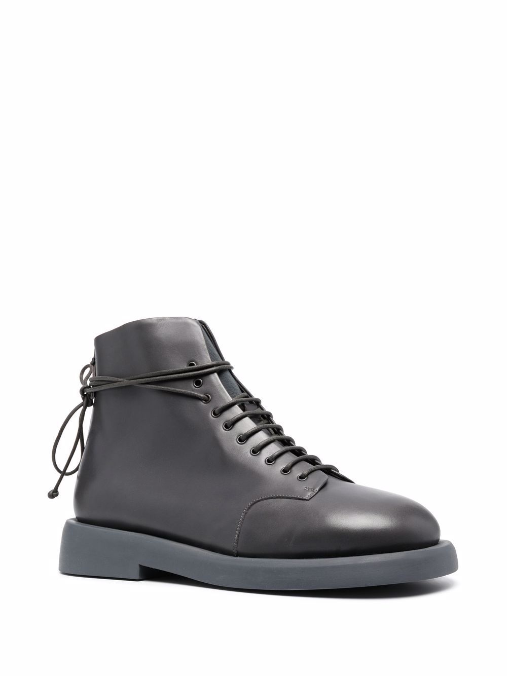 Shop Marsèll Gommello Lace-up Ankle Boots In Grau