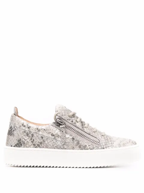 giuseppe zanotti gail leather sneaker