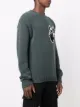 Off-White logo-intarsia jumper