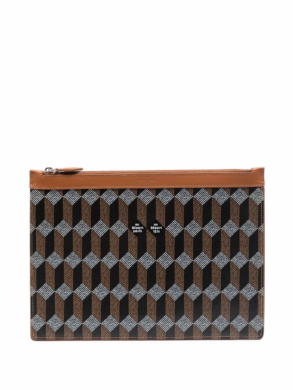Au Départ жаккардовый клатч с узором