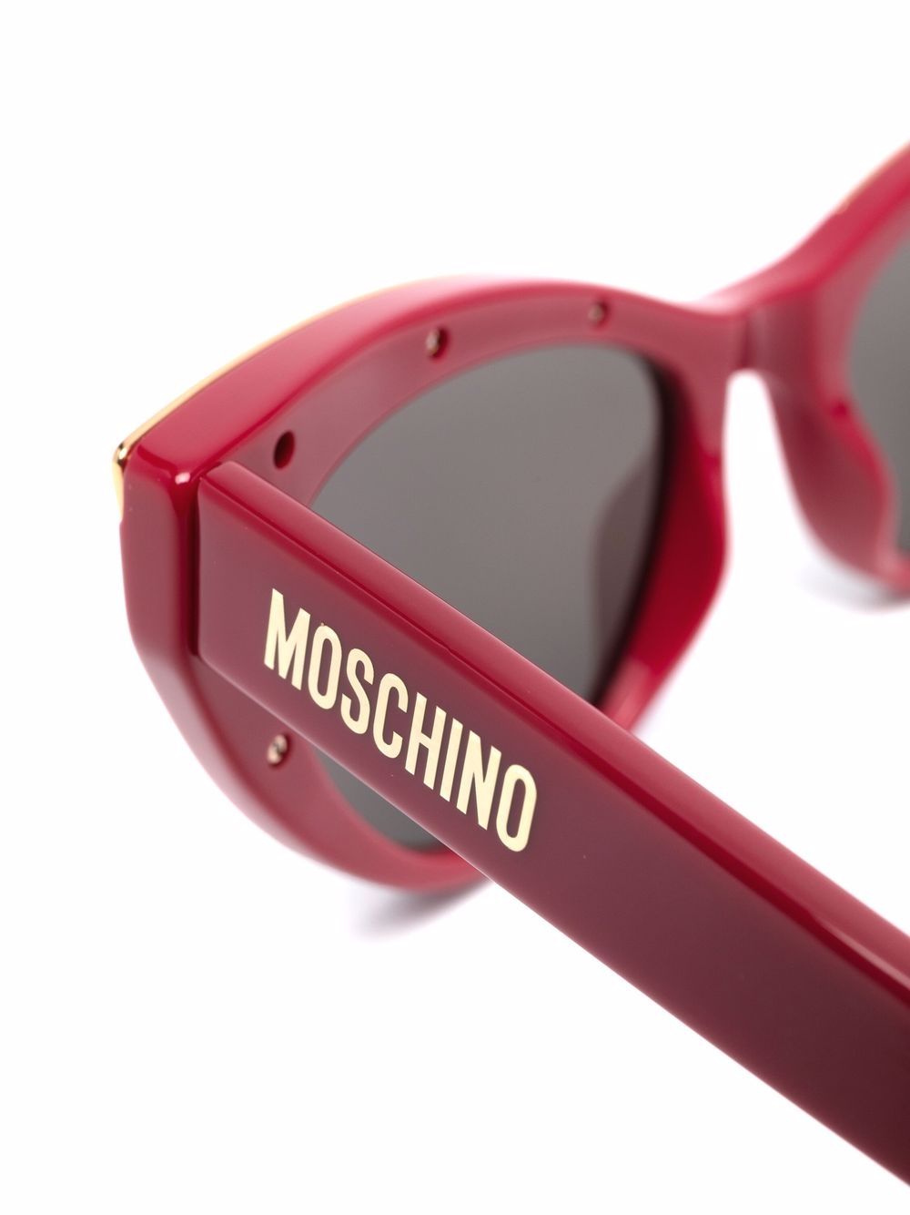 фото Moschino eyewear солнцезащитные очки в оправе 'кошачий глаз'