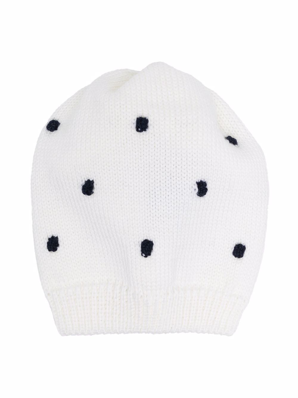 фото Little bear polka dot knitted beanie