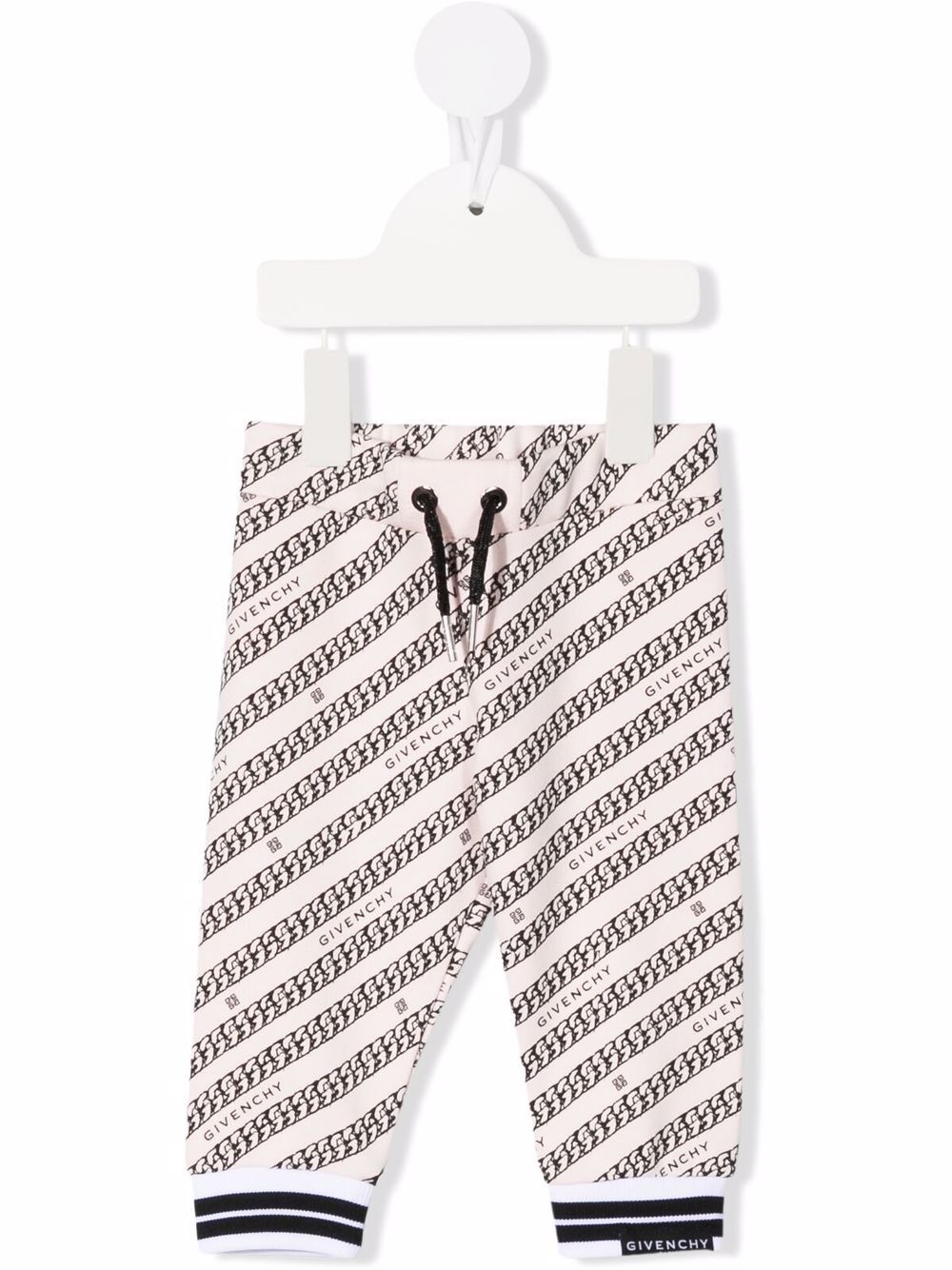 фото Givenchy kids спортивные брюки с кулиской и логотипом